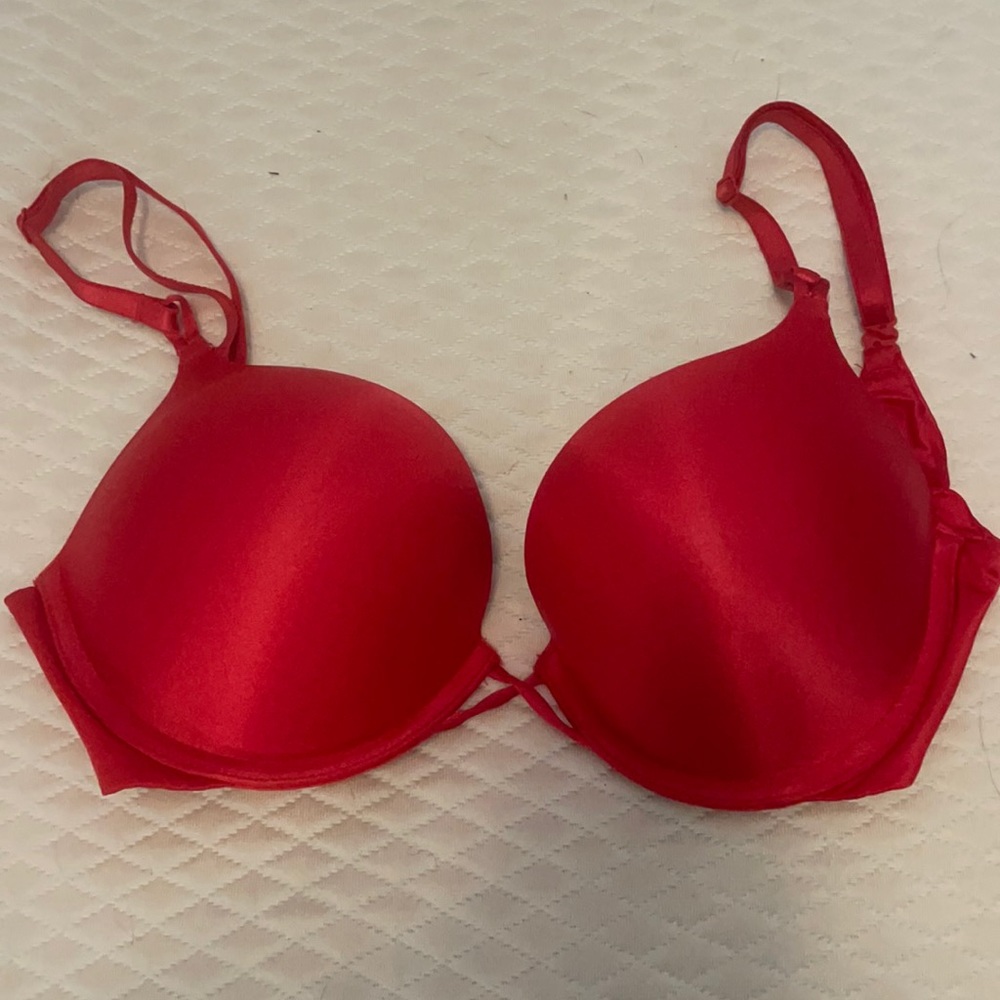 Bright Red VS Bombshell Bra
